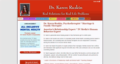 Desktop Screenshot of drkarenruskin.com